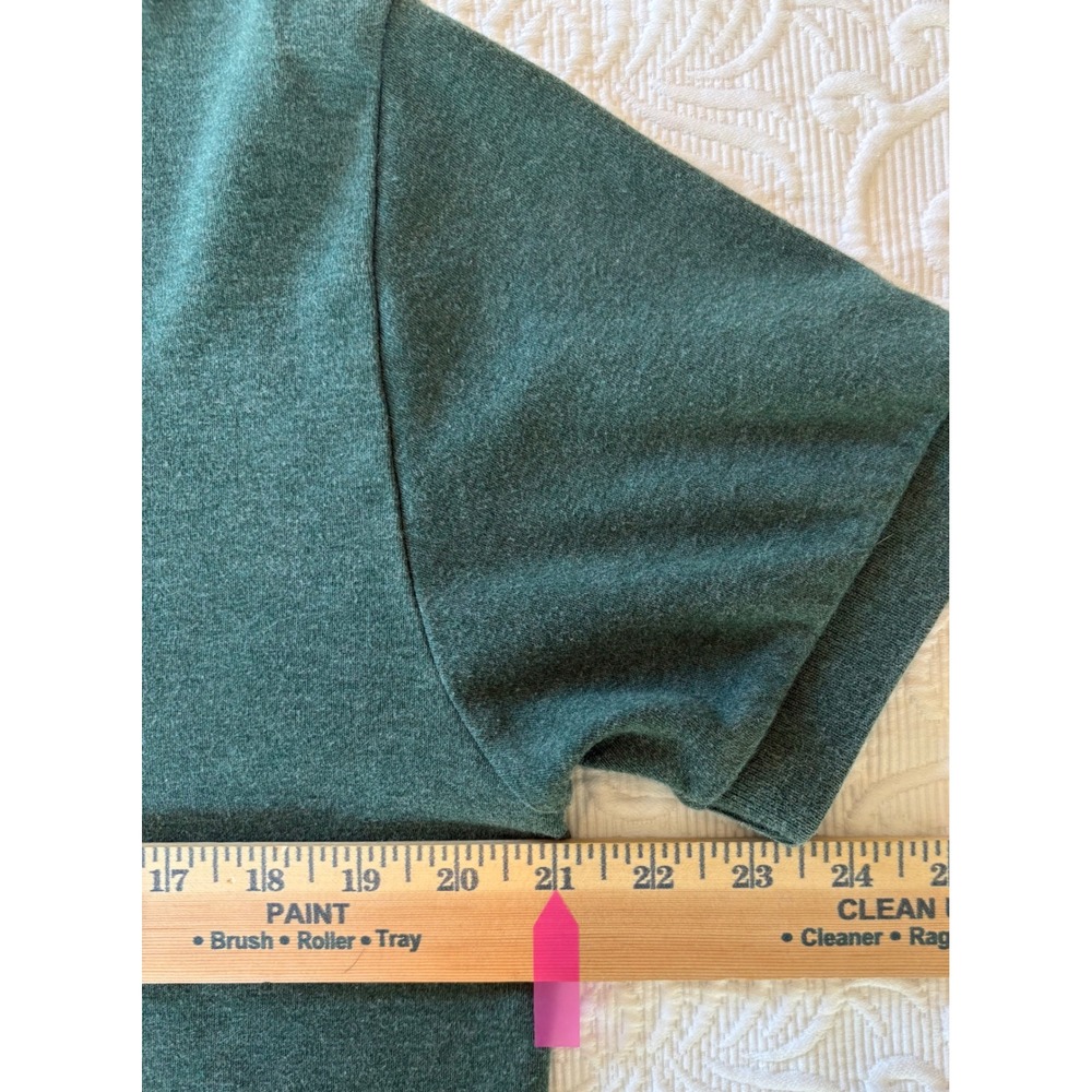 Polo Ralph Lauren Mens Green Scotch Pine Heather Cotton Mesh Polo Shirt Size S - Picture 8 of 10